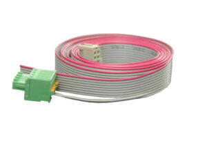 Flachbandkabel H&S Kabeltechnik grau-pink