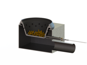 Keramischer Glühzünder PSx-7 Einbausituation