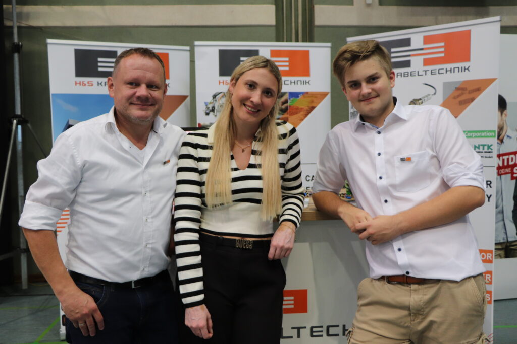 Zukunftsmesse unser Standpersonal am Tag 1