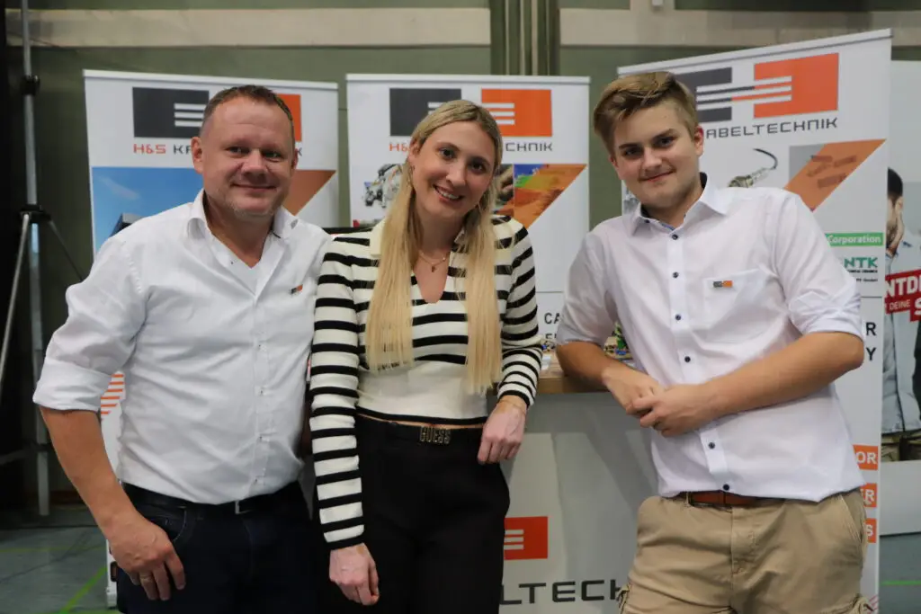 Zukunftsmesse unser Standpersonal am Tag 1
