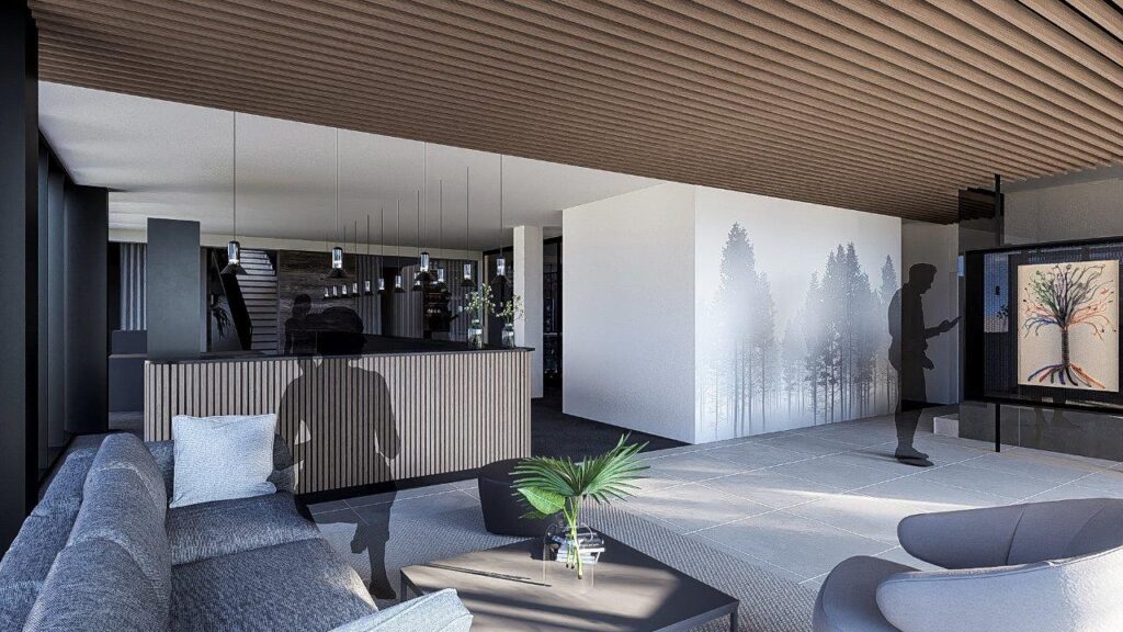 Entrance area H&S Kabeltechnik - Visualization